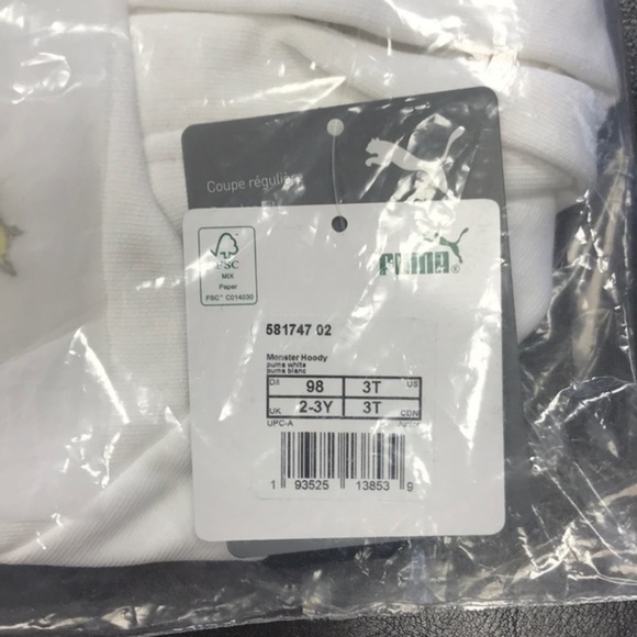 PUMA Monster Little Kids' Hoodie - Picture 4 of 5